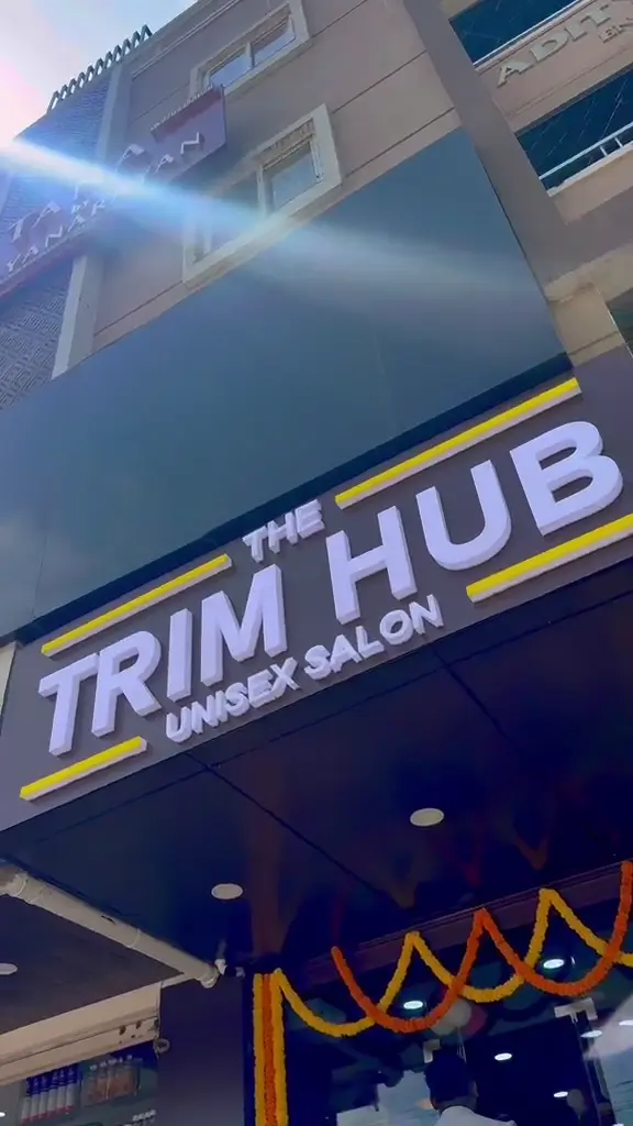 The TrimHub salon at Spring Valley, Kondapur, Hyderabad on opening day